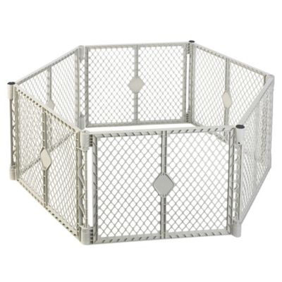 freestanding baby gate with door