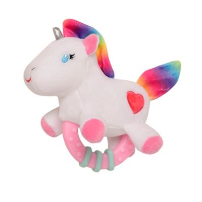 unicorn baby rattle