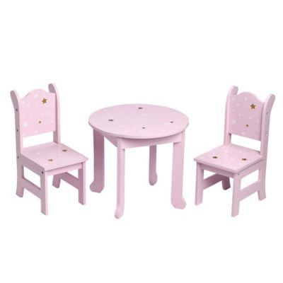 18 inch doll table and chairs