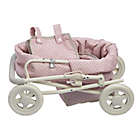 Alternate image 4 for Olivia&#39;s Little World Polka Dots Princess Baby Doll Stroller in Pink/Grey