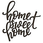 Alternate image 0 for Home Sweet Home 3D Metal Word 19.75-Inch x 21-Inch Wall Art
