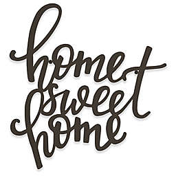 Home Sweet Home 3D Metal Word 19.75-Inch x 21-Inch Wall Art