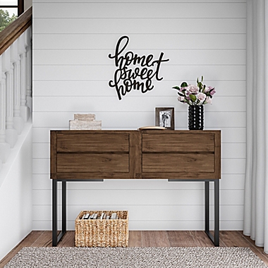 Home Sweet Home 3D Metal Word 19.75-Inch x 21-Inch Wall Art. View a larger version of this product image.