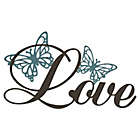 Alternate image 0 for Love 3D Metal Word 23.25-Inch x 13.5-Inch Wall Art