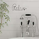 Alternate image 6 for Relax 3D Metal Word 12.75-Inch x 6.25-Inch Wall Art