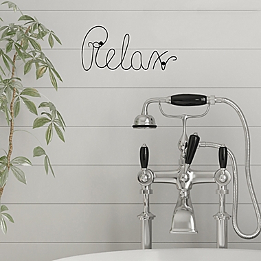 Relax 3D Metal Word 12.75-Inch x 6.25-Inch Wall Art. View a larger version of this product image.
