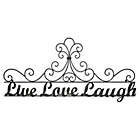 Alternate image 0 for 35-Inch x 15.75-Inch &quot;Live Love Laugh&quot; Iron Wall Art