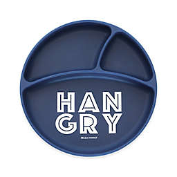Bella Tunno™ Hangry Silicone Toddler Wonder Plate in Navy