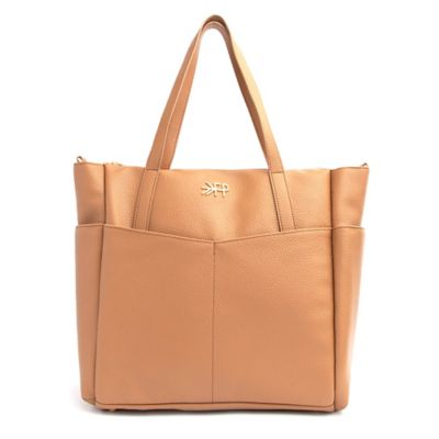 freshly picked leather diaper bag