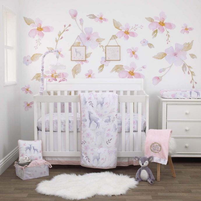 Nojo Watercolor Deer Crib Bedding Collection Bed Bath Beyond