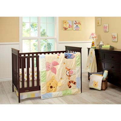 yellow crib set