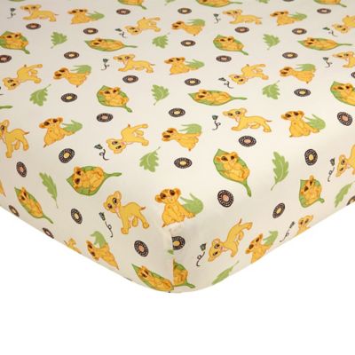 disney lion king 7 piece crib bedding set