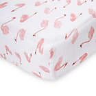 Alternate image 0 for aden + anais&trade; essentials Swan Fitted Crib Sheet in Pink