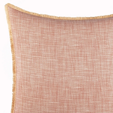 Tommy Bahama&reg; Sunrise Stripe European Pillow Sham in Coral. View a larger version of this product image.
