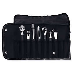 BergHOFF® Essentials 8-Piece Garnishing Tool Set with Case in Black