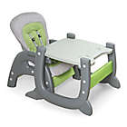 Alternate image 2 for Badge Basket Envee II Baby High Chair in Grey/Green