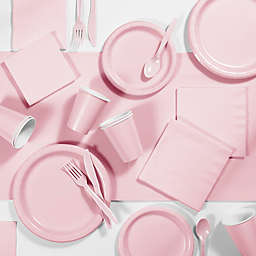 Creative Converting 245-Piece Party Supplies Kit in Pink