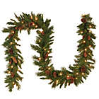 Alternate image 2 for National Tree Company 9-Foot Pine Cone Pre-Lit Garland with Clear Lights