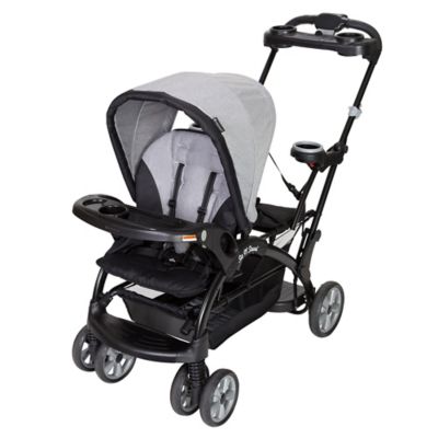 sit n stand triple stroller