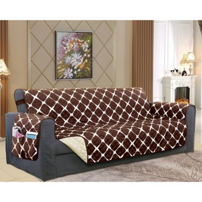 8 COLOR 4 SIZES REVERSIBLE MICROFIBER PET COUCH SOFA FURNITURE PROTECTOR COVER 