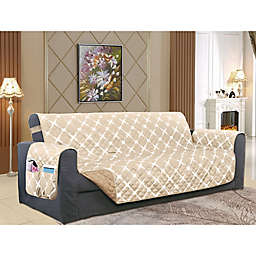 Bloomingdale Sofa Protector in Cream/Taupe