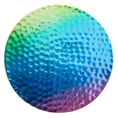 Thirstystone&reg; Round Stainless Steel Coasters in Rainbow (Set of 4). View a larger version of this product image.