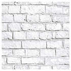 Alternate image 0 for RoomMates&reg; Brick Peel &amp; Stick Wallpaper in White