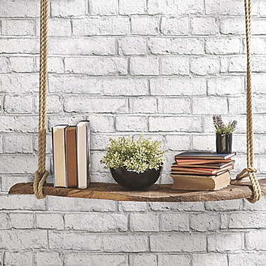 RoomMates&reg; Brick Peel &amp; Stick Wallpaper in White. View a larger version of this product image.