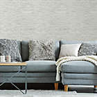 Alternate image 1 for RoomMates&reg; Grasscloth Peel &amp; Stick Wallpaper in Grey