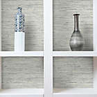 Alternate image 3 for RoomMates&reg; Grasscloth Peel &amp; Stick Wallpaper in Grey