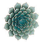 Alternate image 3 for Ridge Road D&eacute;cor Floral &amp; Botanical 23-Inch Square Metal Wall Art in Teal
