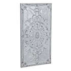 Alternate image 2 for Ridge Road D&eacute;cor 19-Inch x 37-Inch Traditional Floral and Scroll Wall Art in White