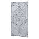 Alternate image 3 for Ridge Road D&eacute;cor 19-Inch x 37-Inch Traditional Floral and Scroll Wall Art in White