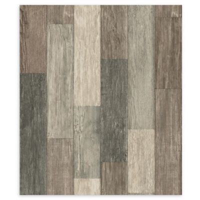 RoomMates&reg; Weathered Wooden Planks Peel &amp; Stick Wallpaper
