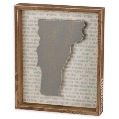 Primitives by Kathy&reg; 12-Inch x 10-Inch Vermont Wood Wall Art