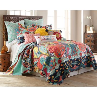 colorful bedspreads and quilts