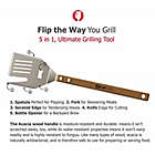 Alternate image 3 for Flipfork BOSS 5-in-1 Multi-Grilling &amp; BBQ Tool with Acacia Wood Handle