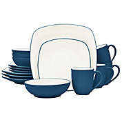 Noritake&reg; Colorwave Square 16-Piece Dinnerware Set in Blue