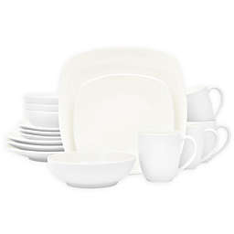 Over and Back MAISON WHITE SQUARE Dinner Plate 10 1/2" 1 ea    2 available 