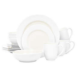Noritake® Colorwave Rim 16-Piece Dinnerware Set in White