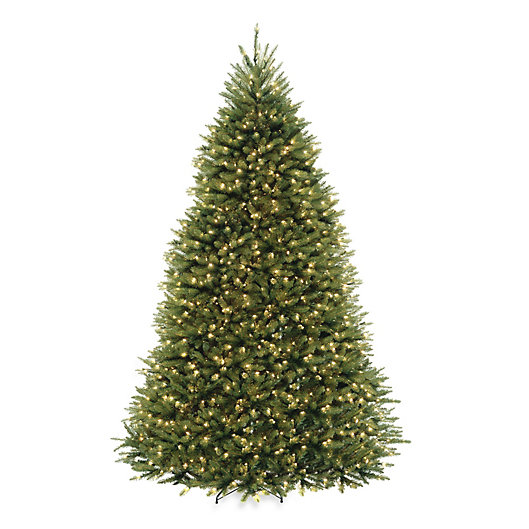Alternate image 1 for National Tree Company Dunhill Fir Pre-Lit Christmas Tree with Clear Lights