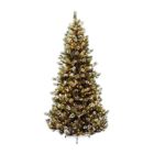 Alternate image 0 for National Tree Company 7-Foot 6-Inch Glittery Bristle Pine Pre-Lit Christmas Tree with Clear Lights