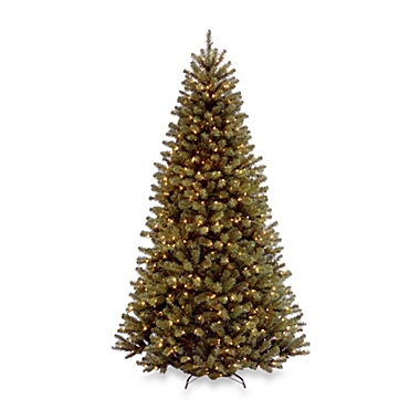 National Tree Company 7-Foot 6-Inch North Valley Spruce Hinged Christmas Tree with Dual-Color LEDs. View a larger version of this product image.