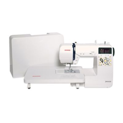 Janome JW8100 Computerized Sewing Machine in White