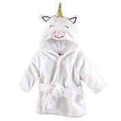 Unicorn Size 0-9M Hooded Bathrobe in White