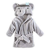 Elephant Plush Hooded Bathrobe in Grey