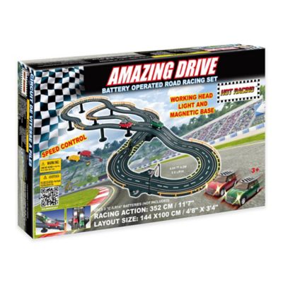 battery operated road racing set