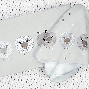 Just Born&reg; One World&trade; Counting Sheep Crib Bedding Collection. View a larger version of this product image.