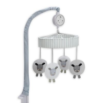 Just Born&reg; One World&trade; Counting Sheep Musical Mobile in Grey
