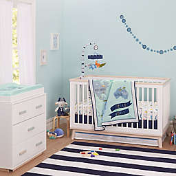 Just Born® One World™ Collection Dear World 3-Piece Crib Bedding Set in Blue